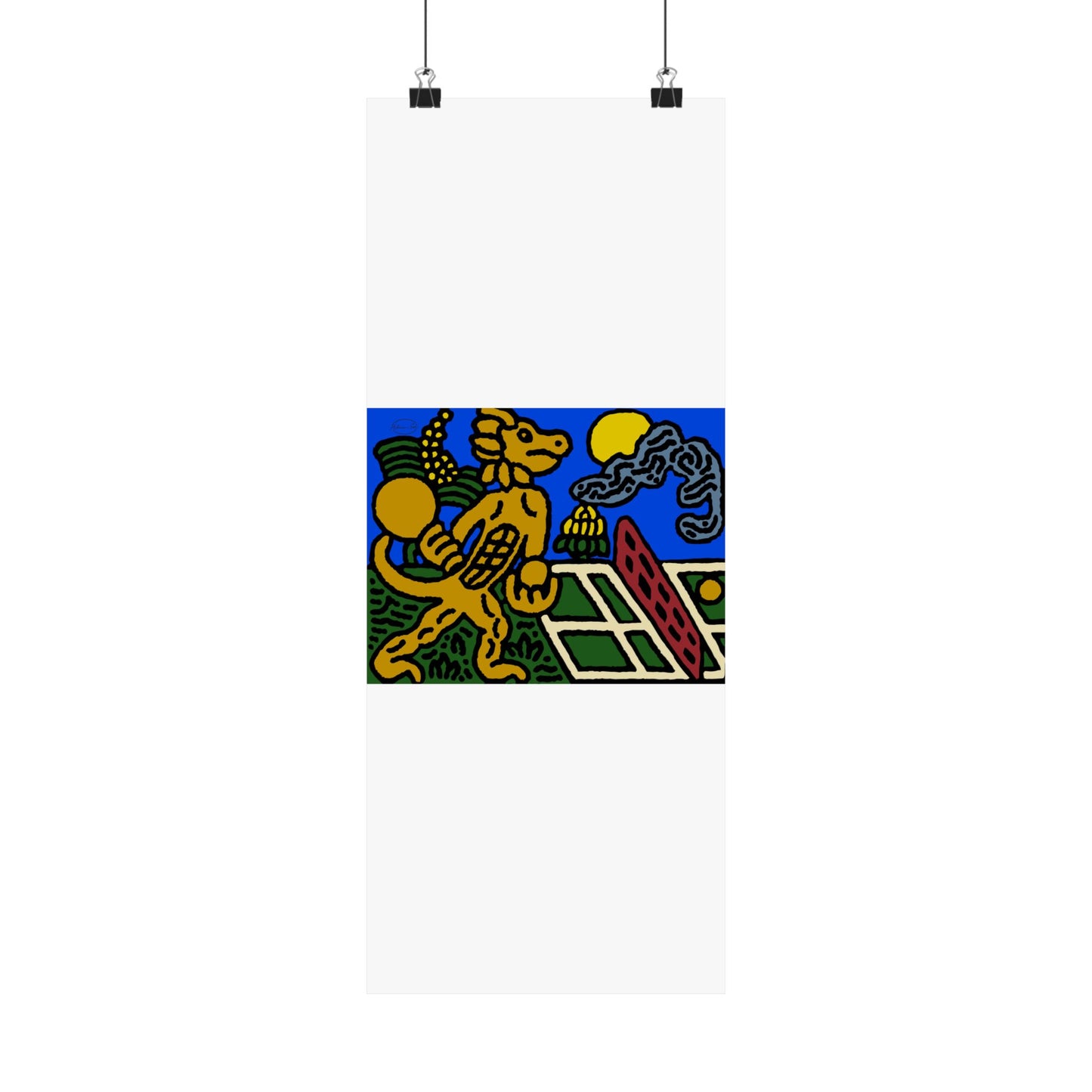 Ready for making big serves in life Matte Poster Vertical (Small)