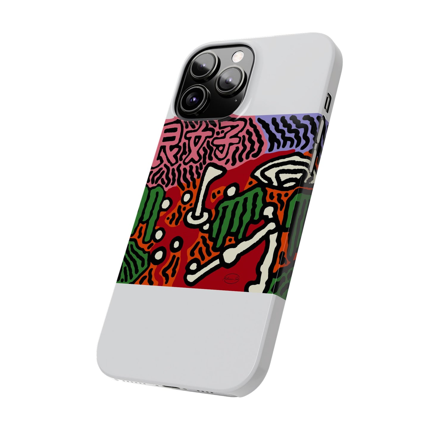 Hitting holes in one throughout life Slim Phone Case