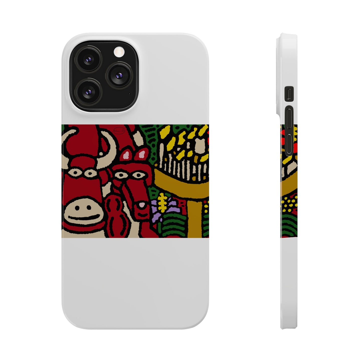 Going blessed by light together Slim Phone Case