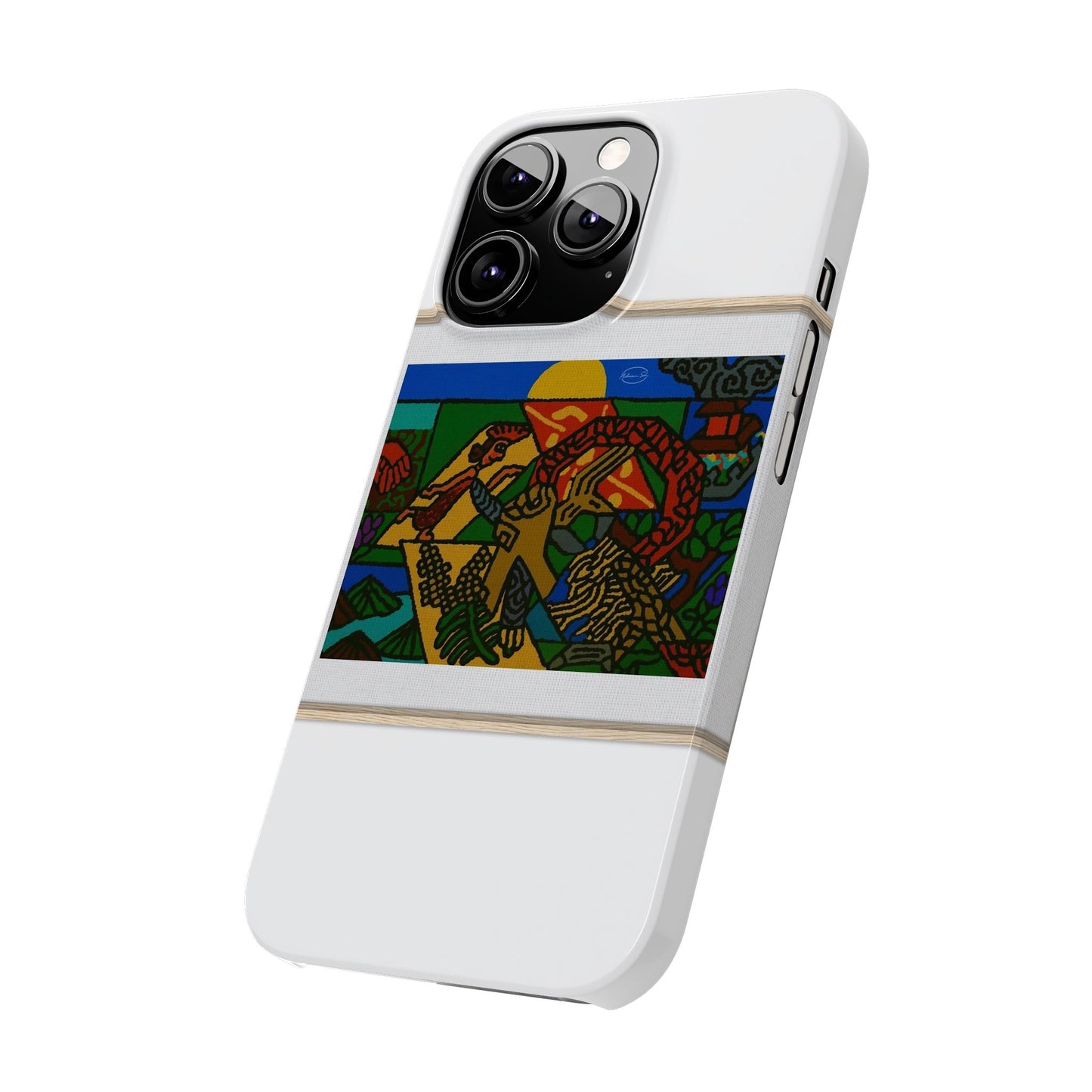 Drawing your own destiny Slim Phone Case
