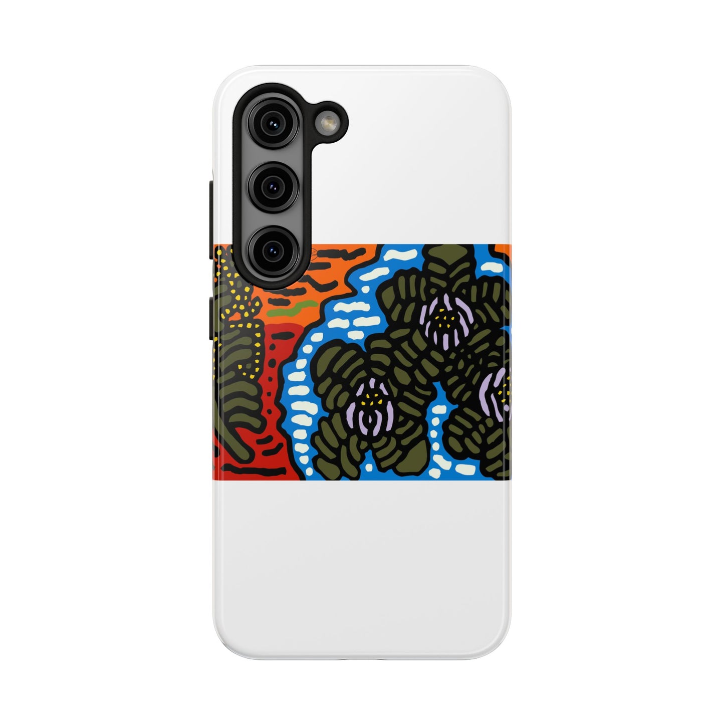 The Sri Lankan water lilies meets the Australian wattle Tough Phone Case