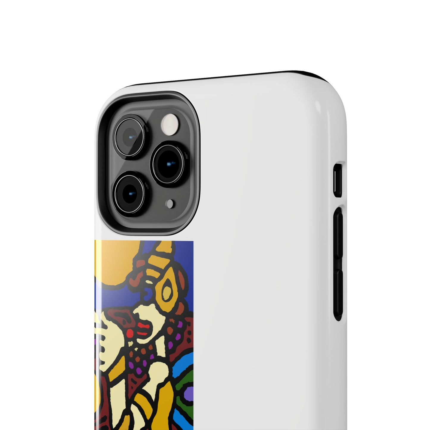 The golden snake being blessed by the fairy Tough Phone Case