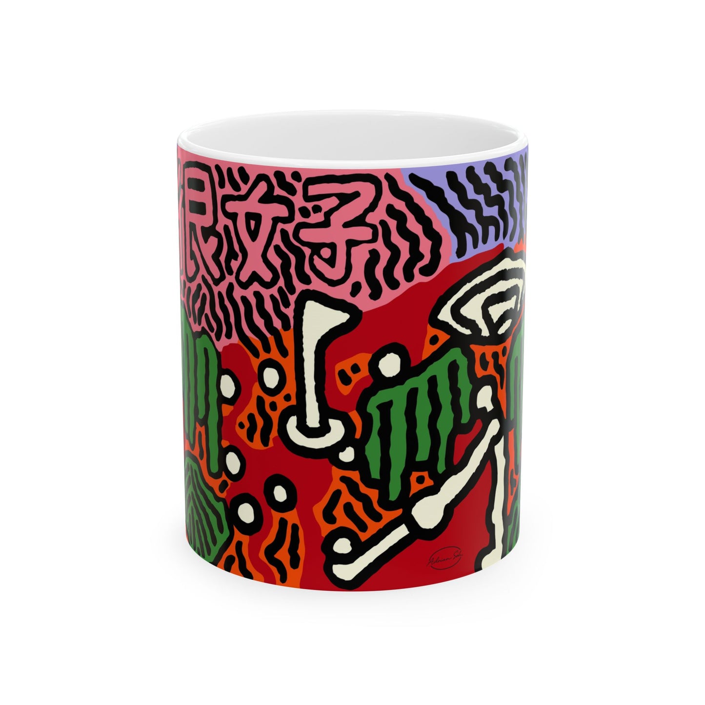 Hitting holes in one throughout life Ceramic Mug