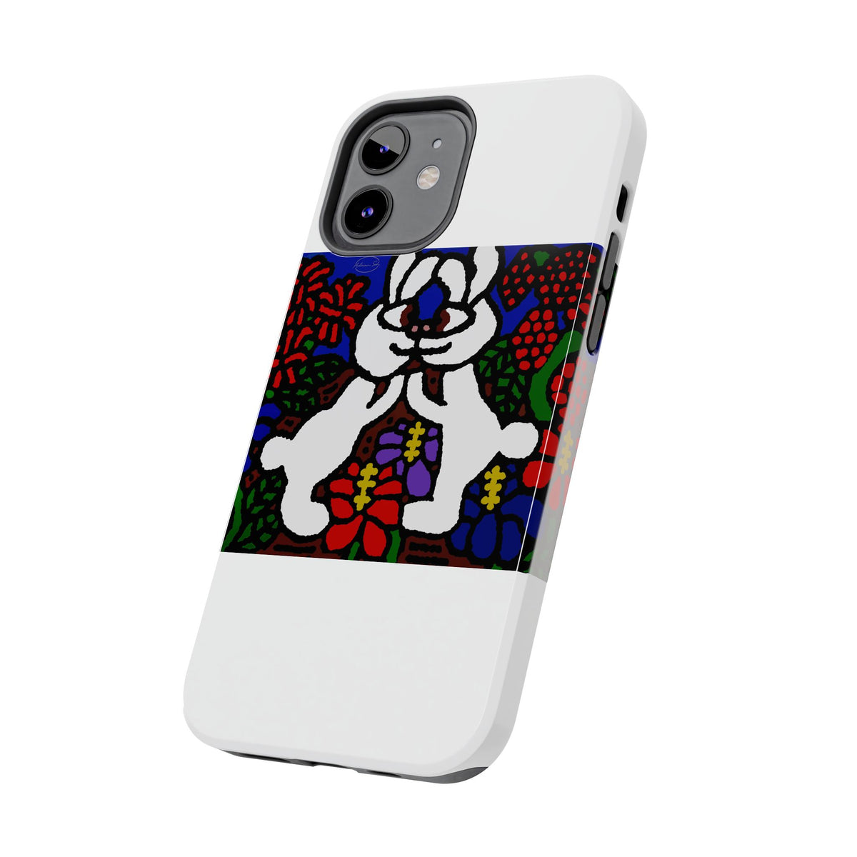 Bunnies in love Tough Phone Case