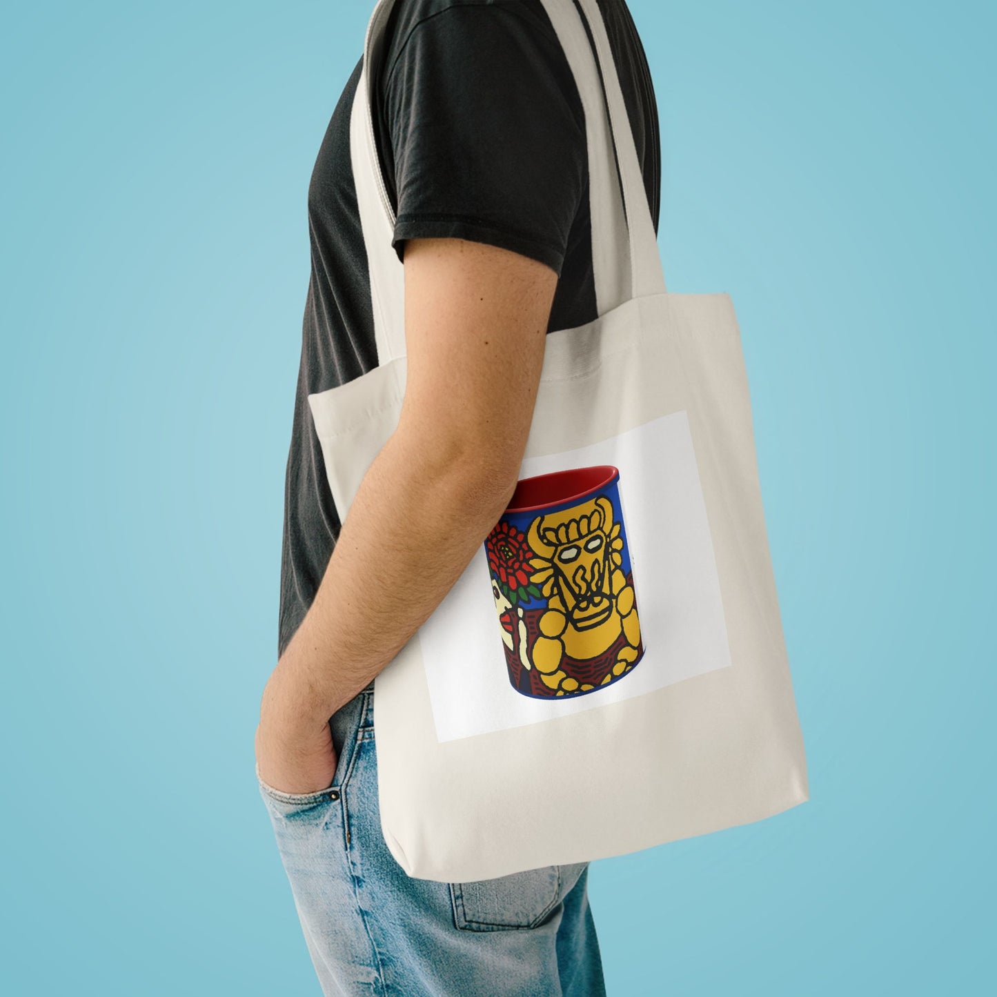 The warrior hailing the mighty golden dragon Classic Tote Bag