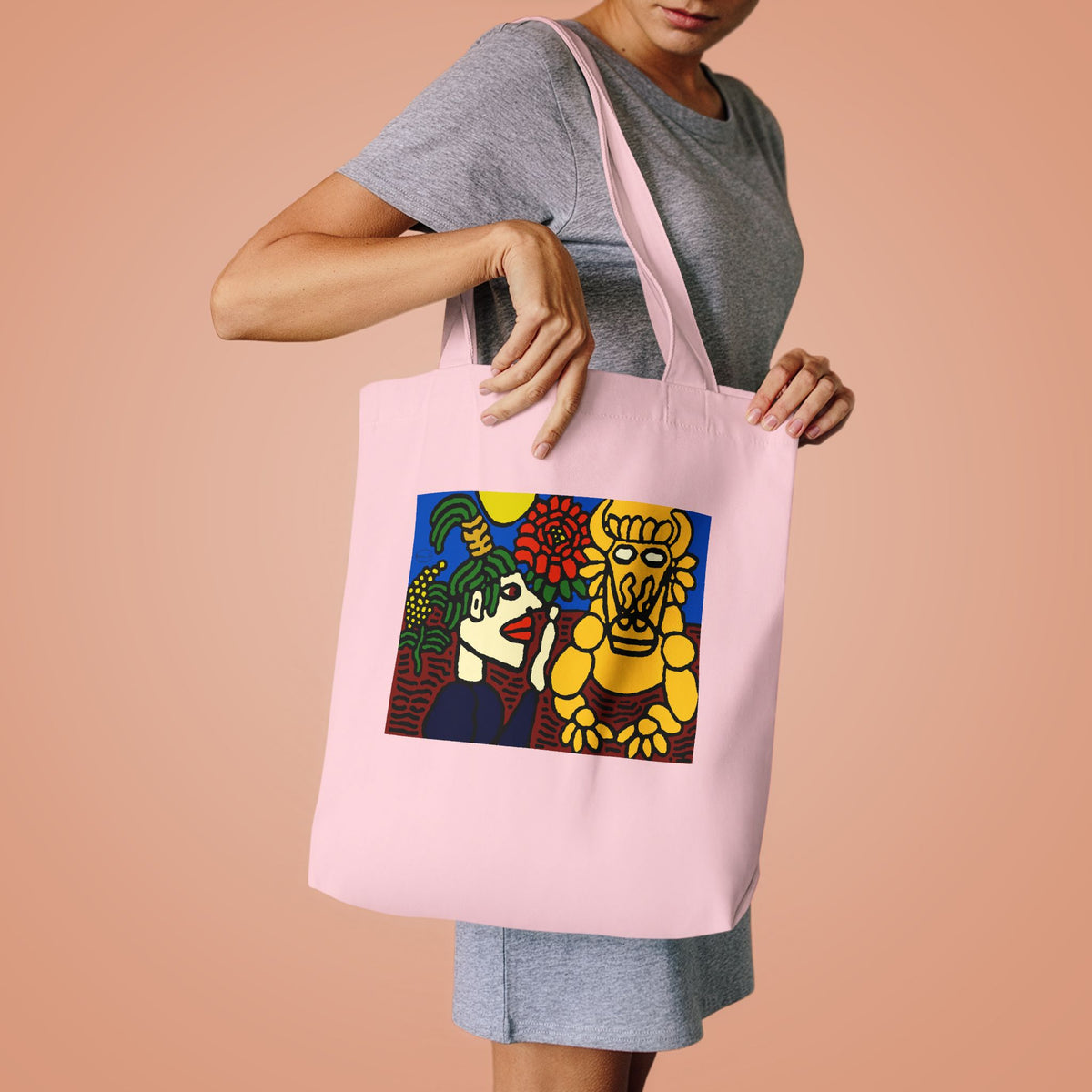 The warrior hailing the mighty golden dragon Classic Tote Bag