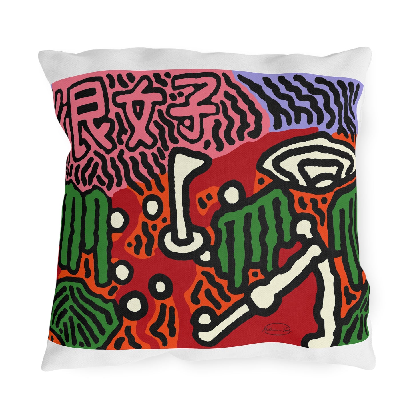 Hitting holes in one throughout life — Outdoor Pillow