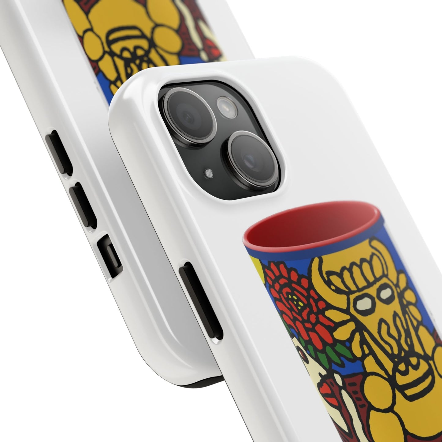 The warrior hailing the mighty golden dragon Tough Phone Case