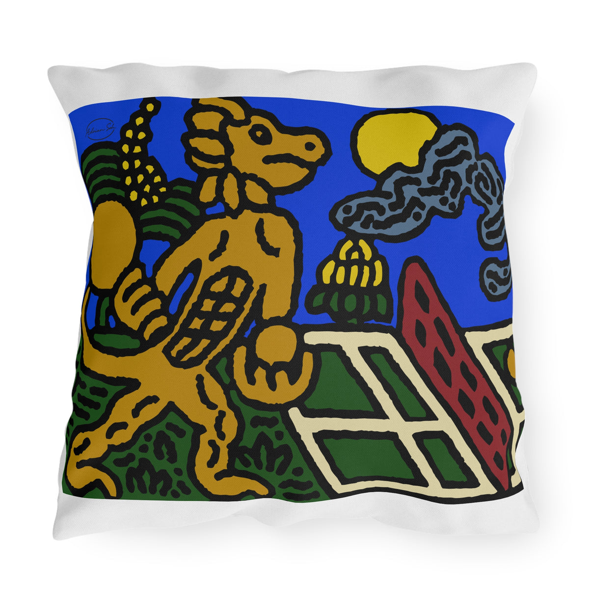 Ready for making big serves in life — Outdoor Pillow