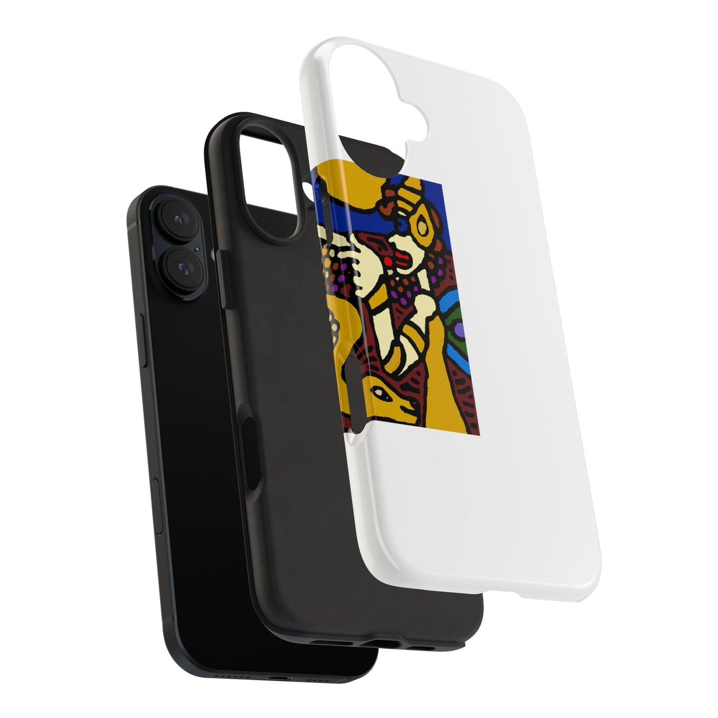The golden snake being blessed by the fairy Tough Phone Case