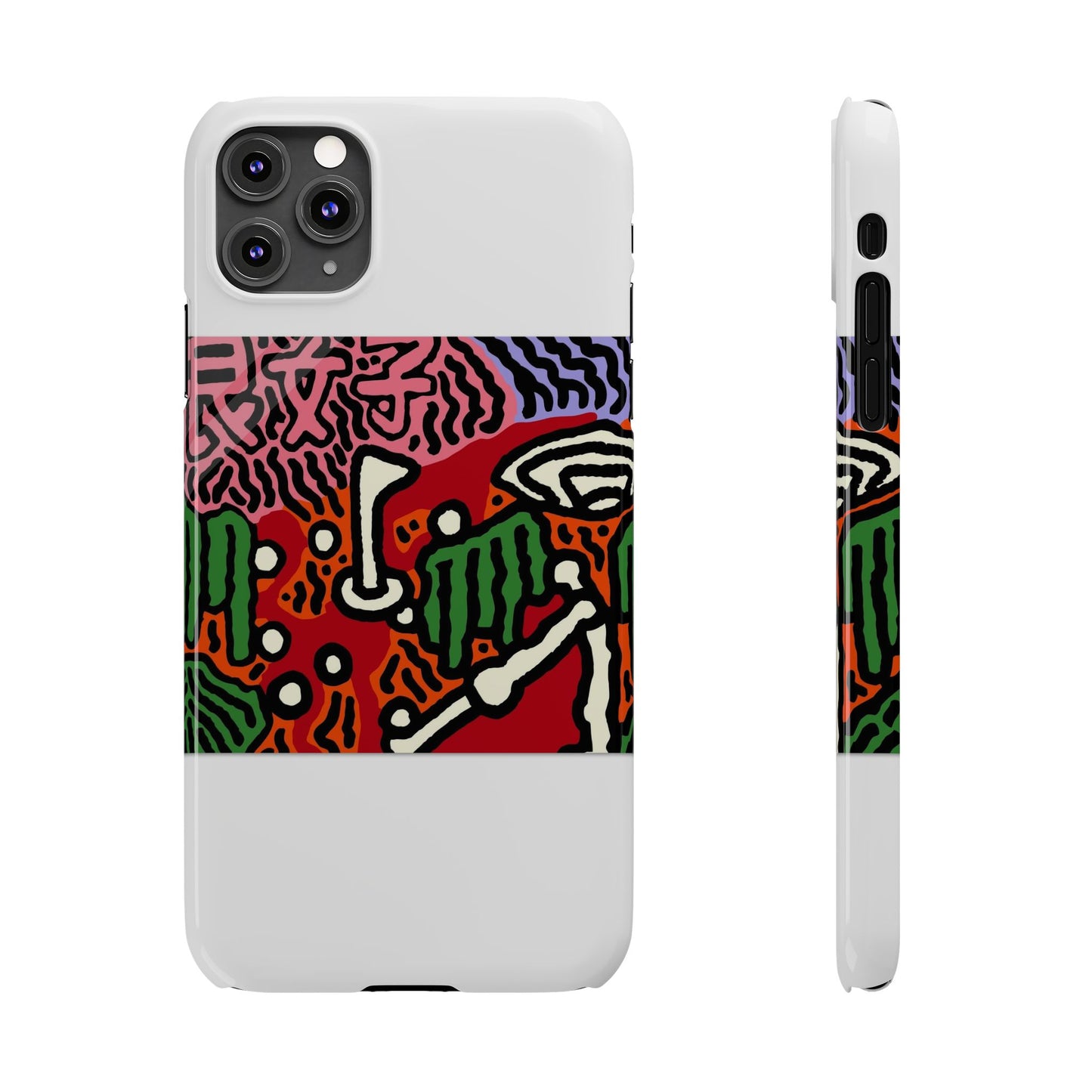 Scoring goals throughout life Slim Phone Case