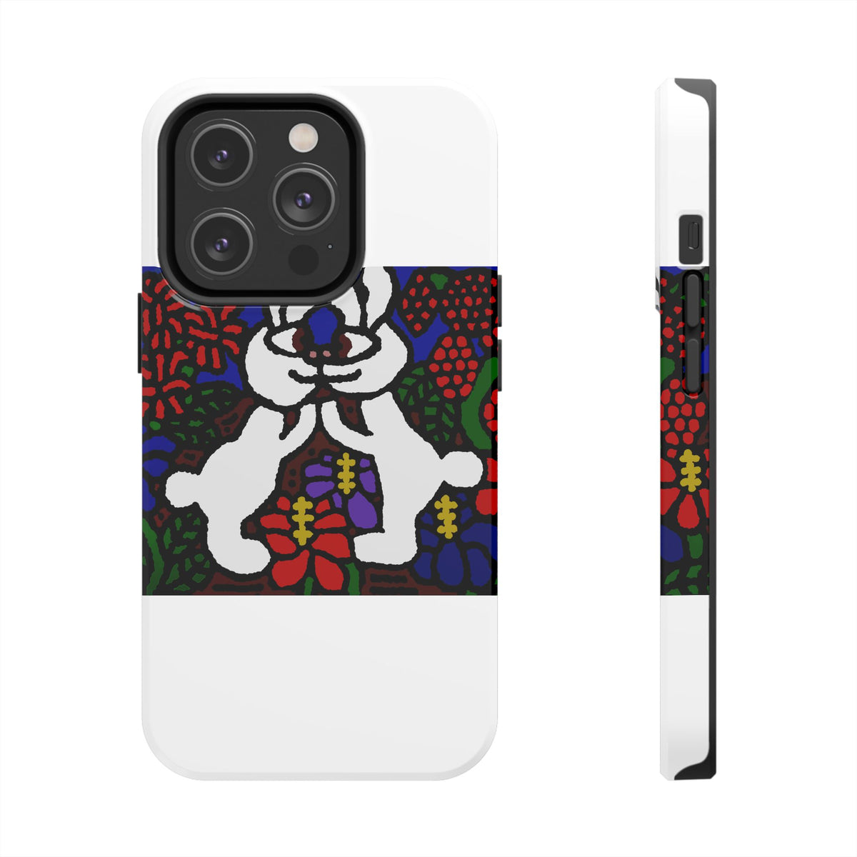 Bunnies in love Tough Phone Case