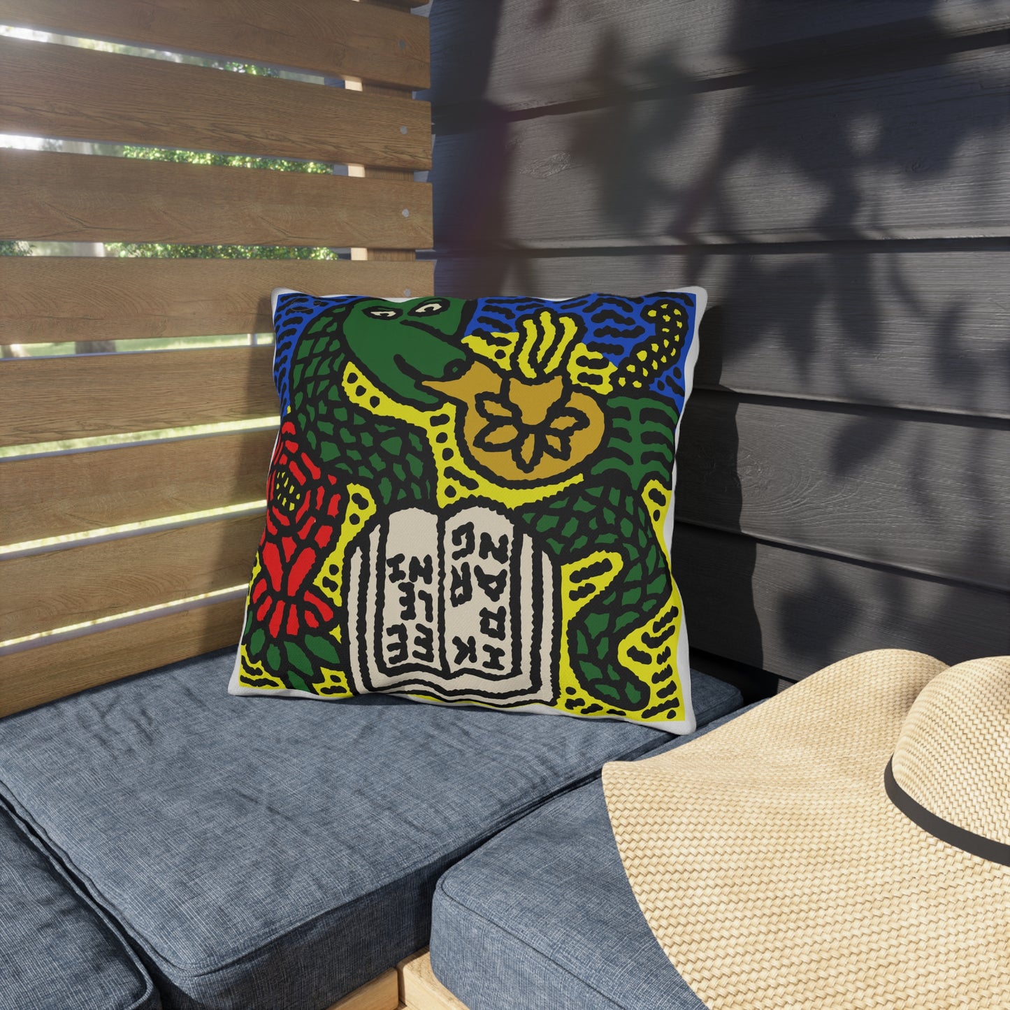 Shining a light on knowledge — Outdoor Pillow