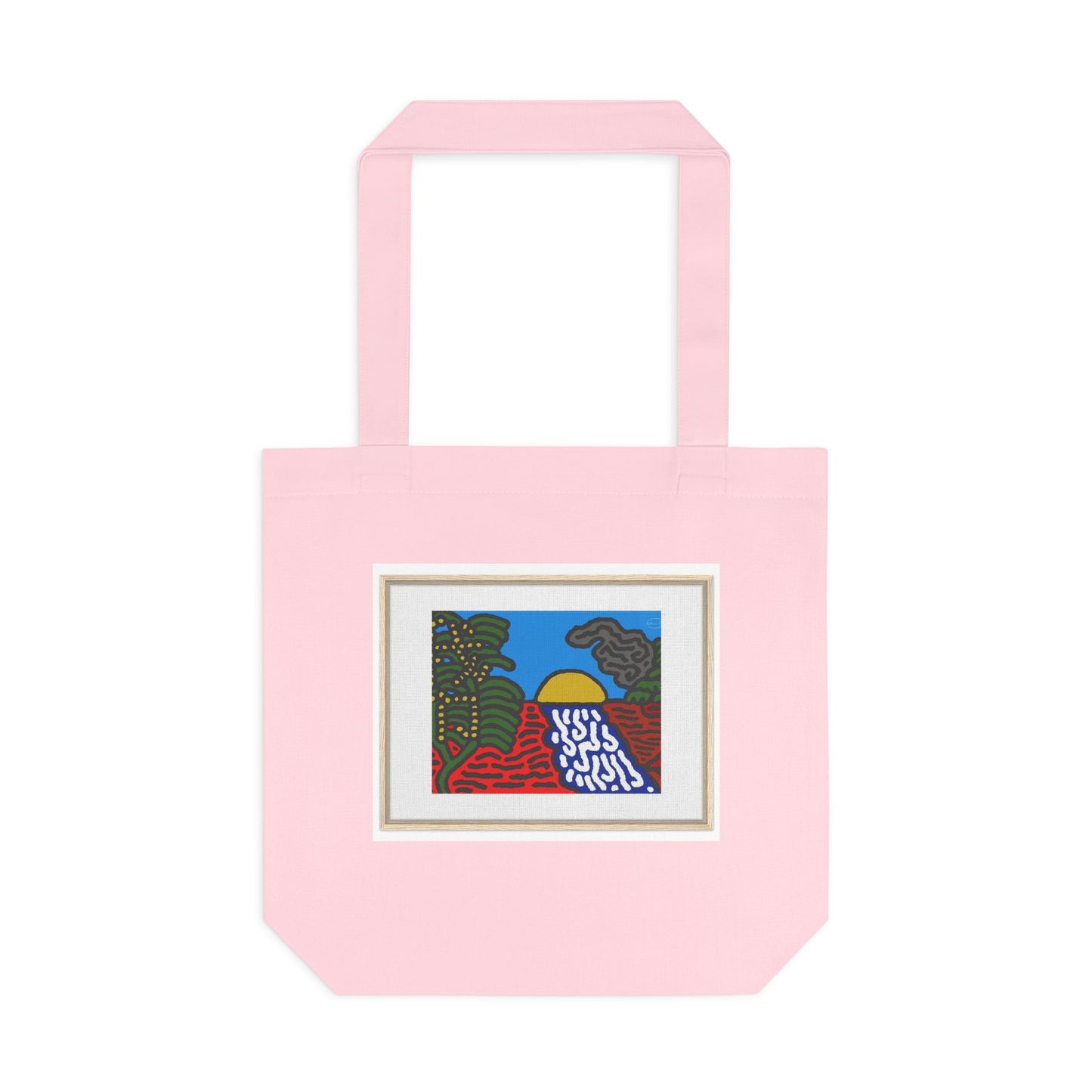 The river that joins the Australian wattle and Lebanese cedar tree in friendship Classic Tote Bag