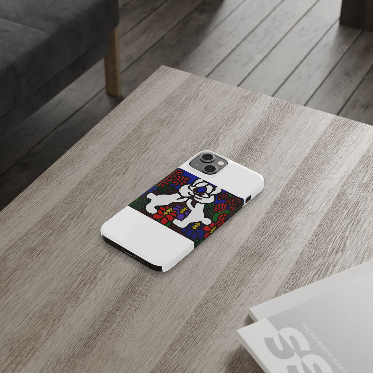 Bunnies in love Slim Phone Case