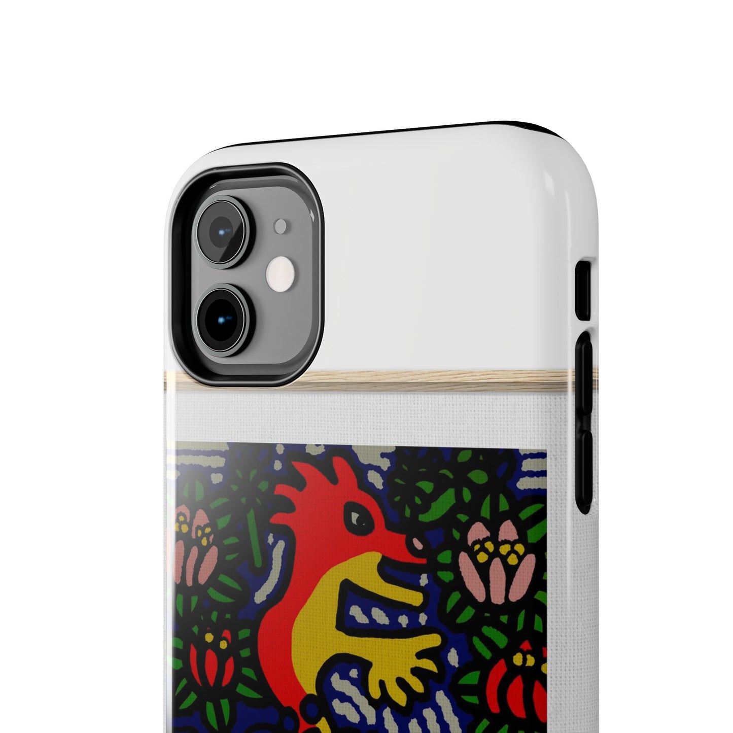 Breaking through the surface of a lotus pond Tough Phone Case