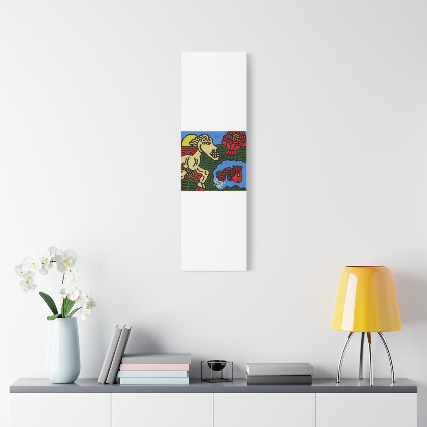 Galloping carefree through life Canvas (Small)