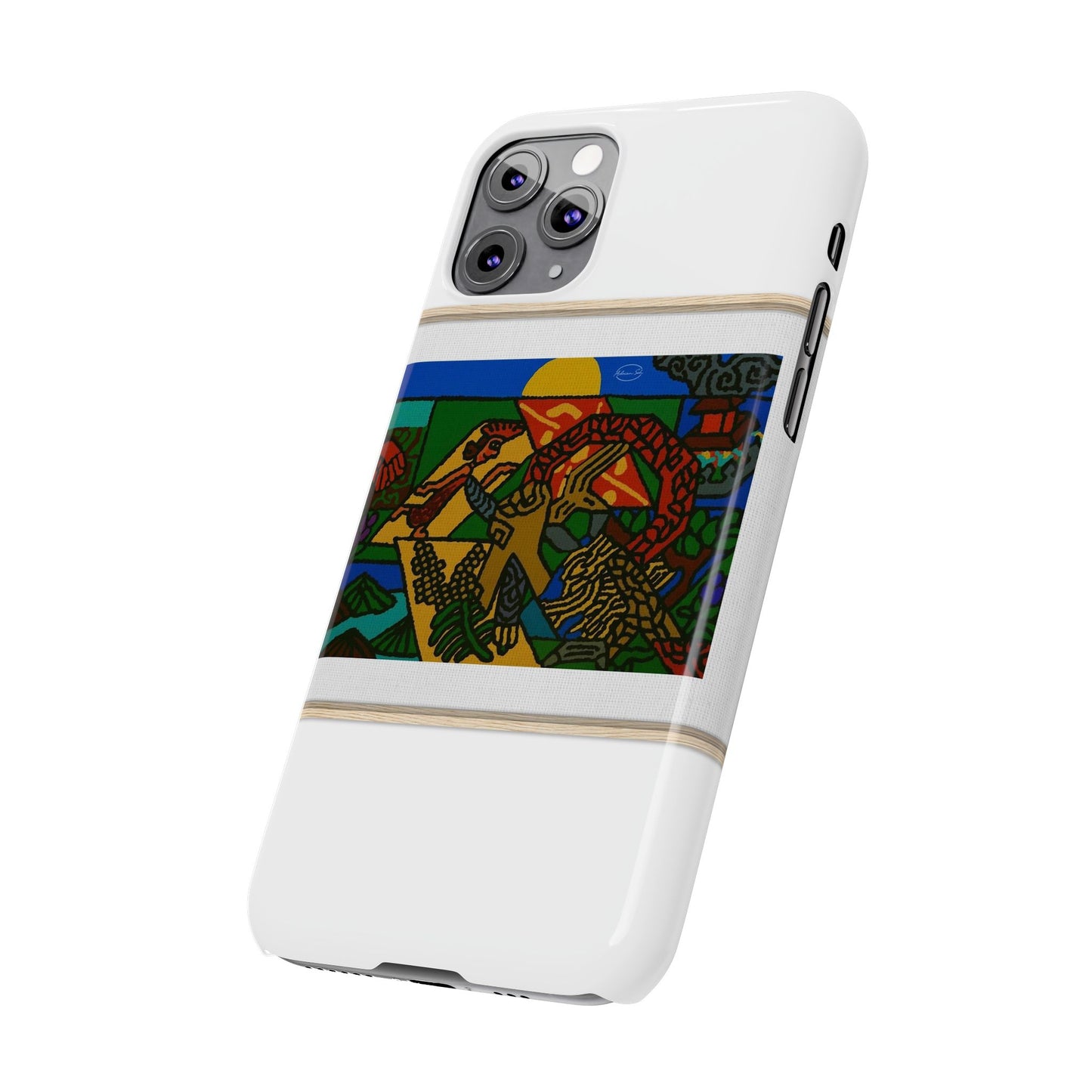 Drawing your own destiny Slim Phone Case