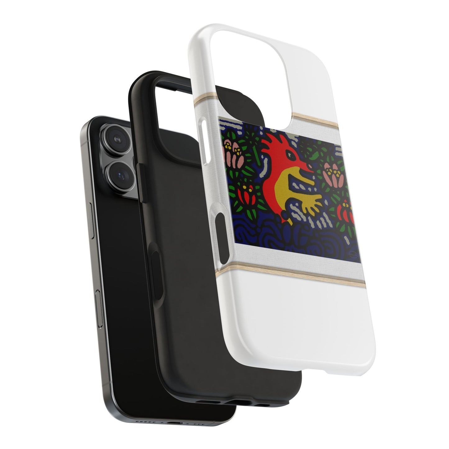 Breaking through the surface of a lotus pond Tough Phone Case