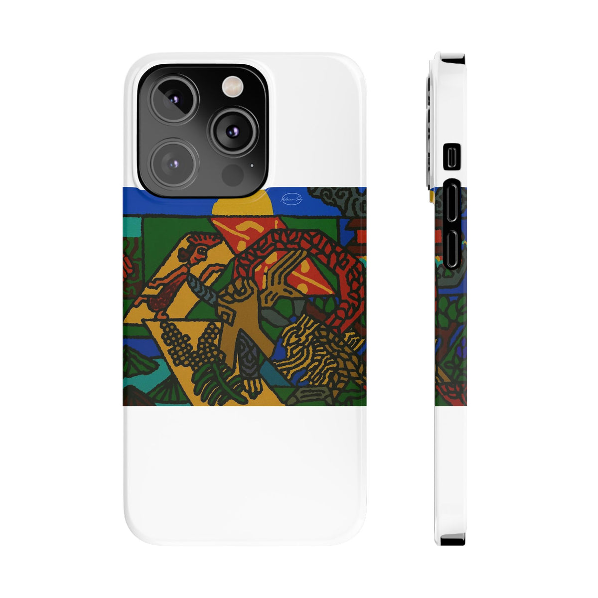 Drawing your own destiny Slim Phone Case