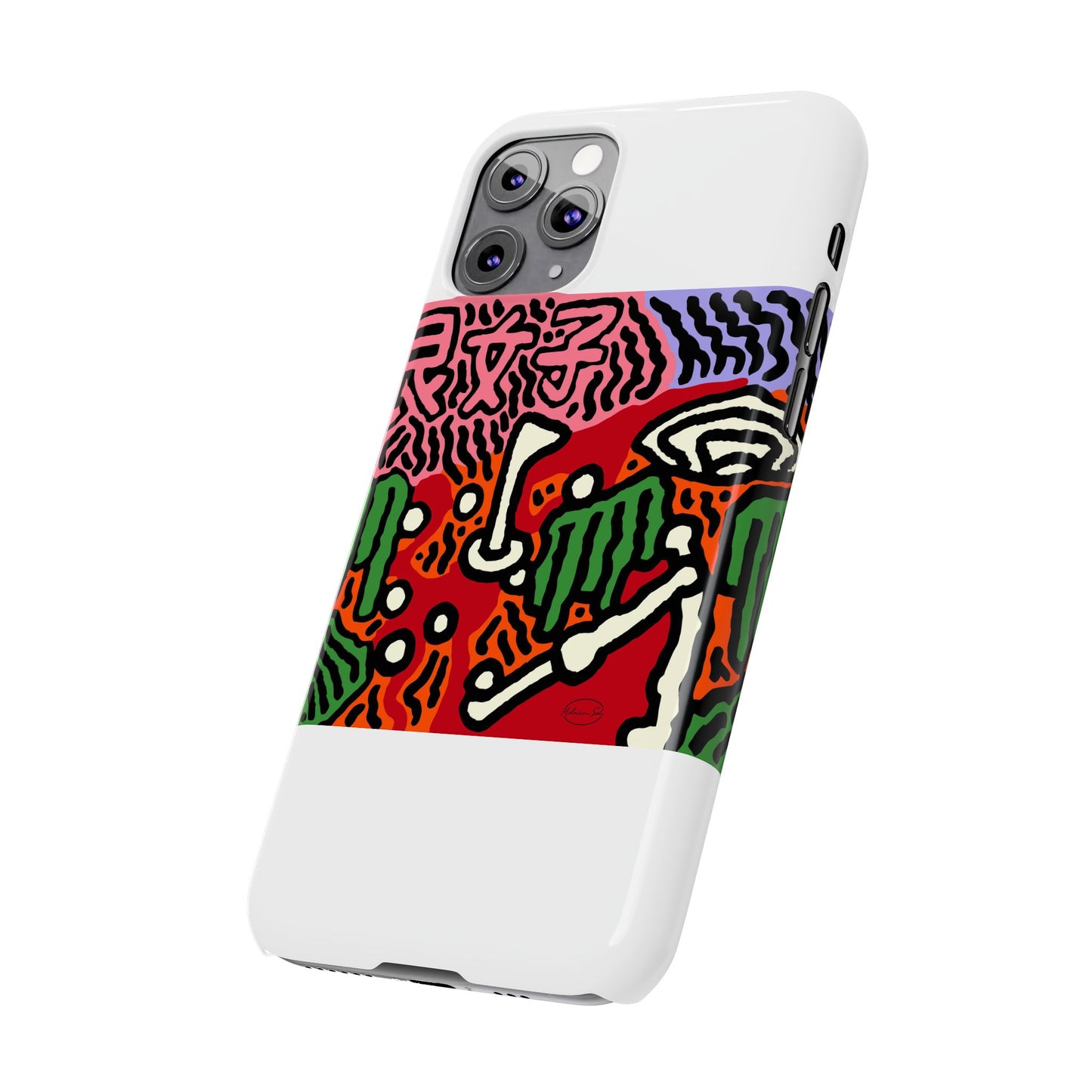 Hitting holes in one throughout life Slim Phone Case