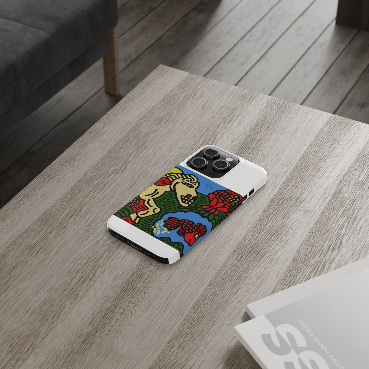 Galloping carefree through life Slim Phone Case