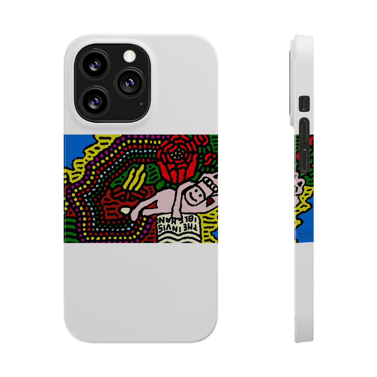 Enjoying our companionship Slim Phone Case