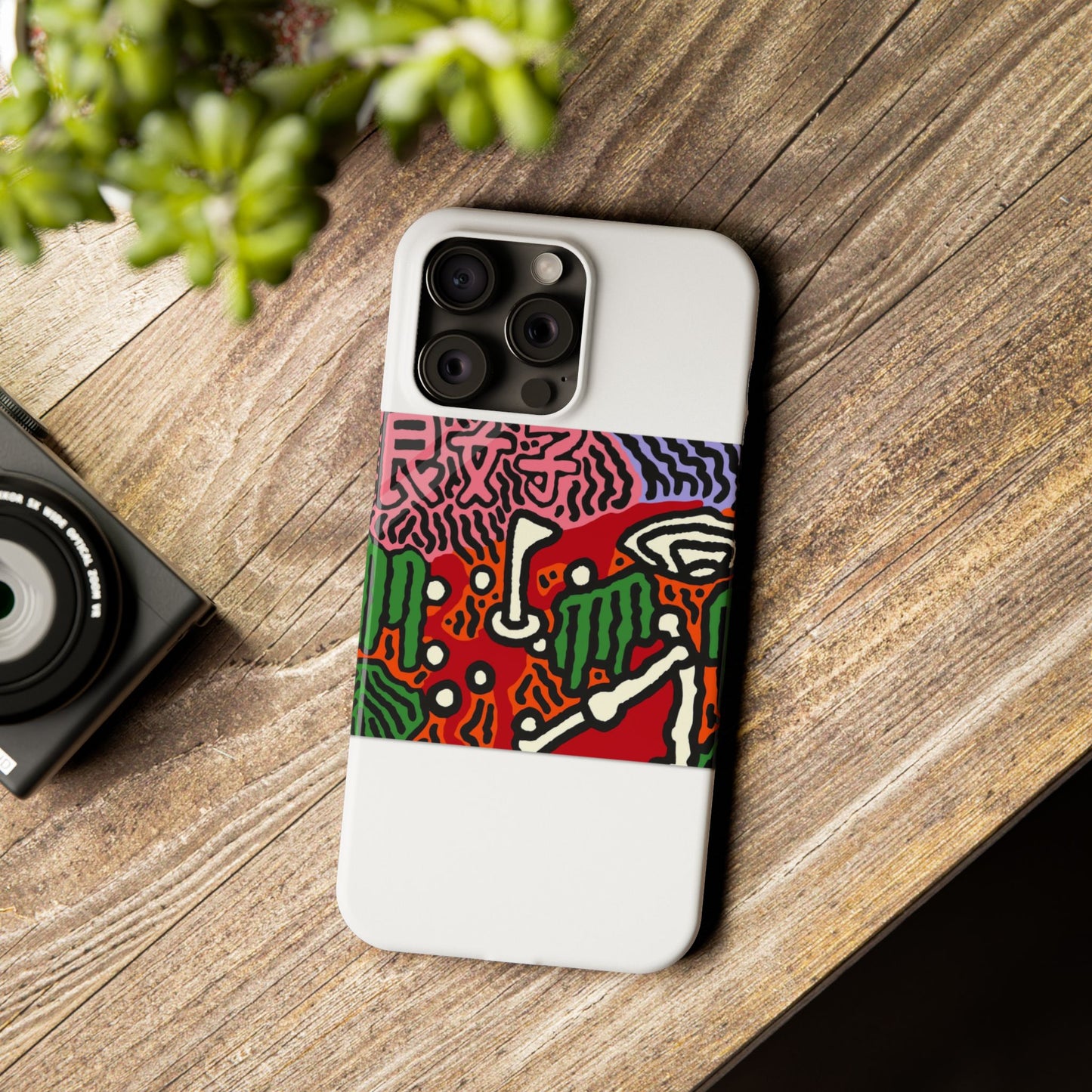 Scoring goals throughout life Slim Phone Case