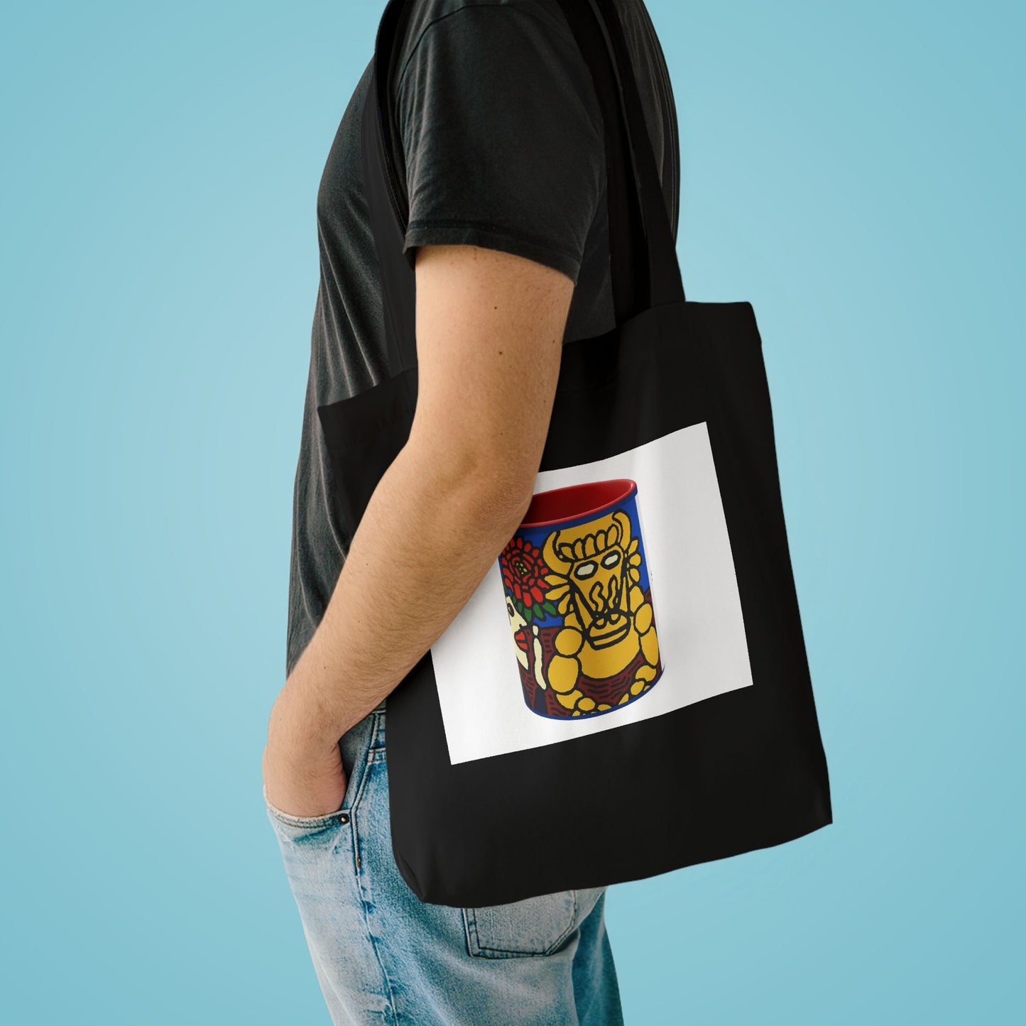 The warrior hailing the mighty golden dragon Classic Tote Bag