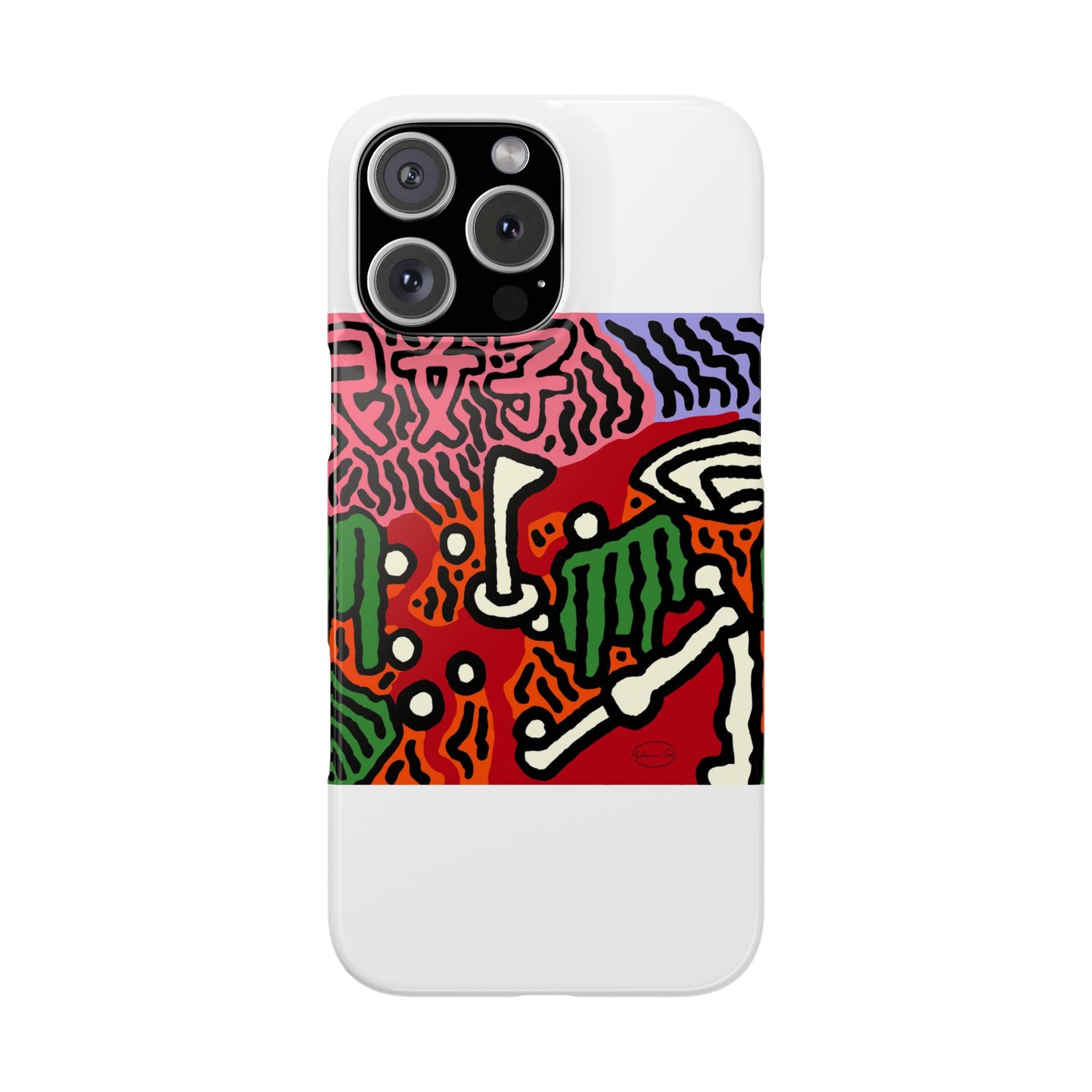 Hitting holes in one throughout life Slim Phone Case