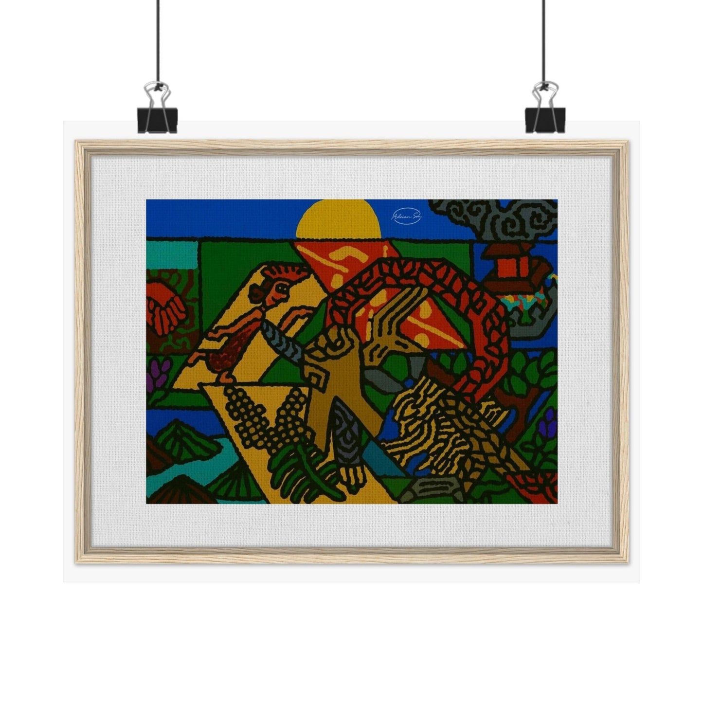 Drawing your own destiny Matte Poster Horizontal (Small)
