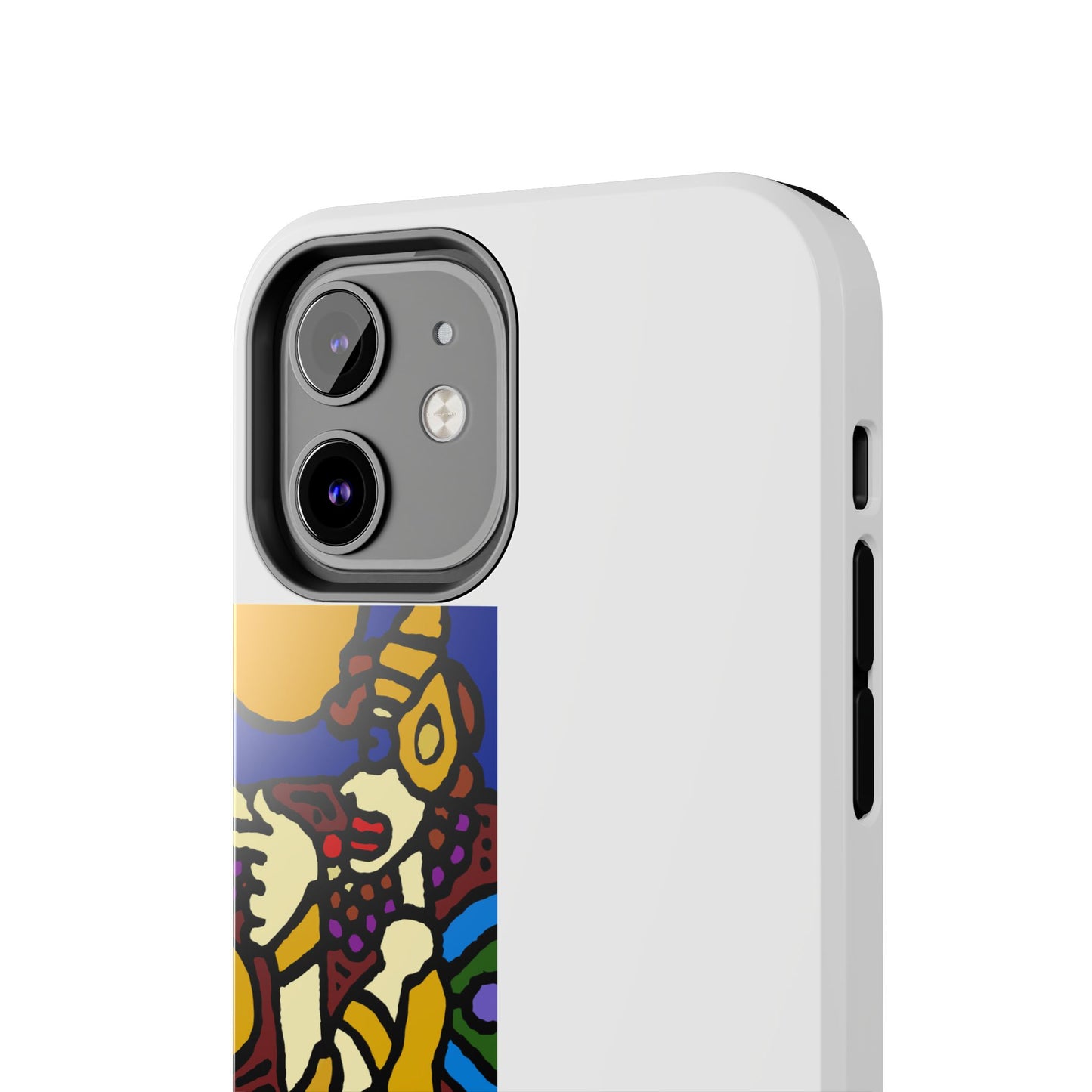 The golden snake being blessed by the fairy Tough Phone Case