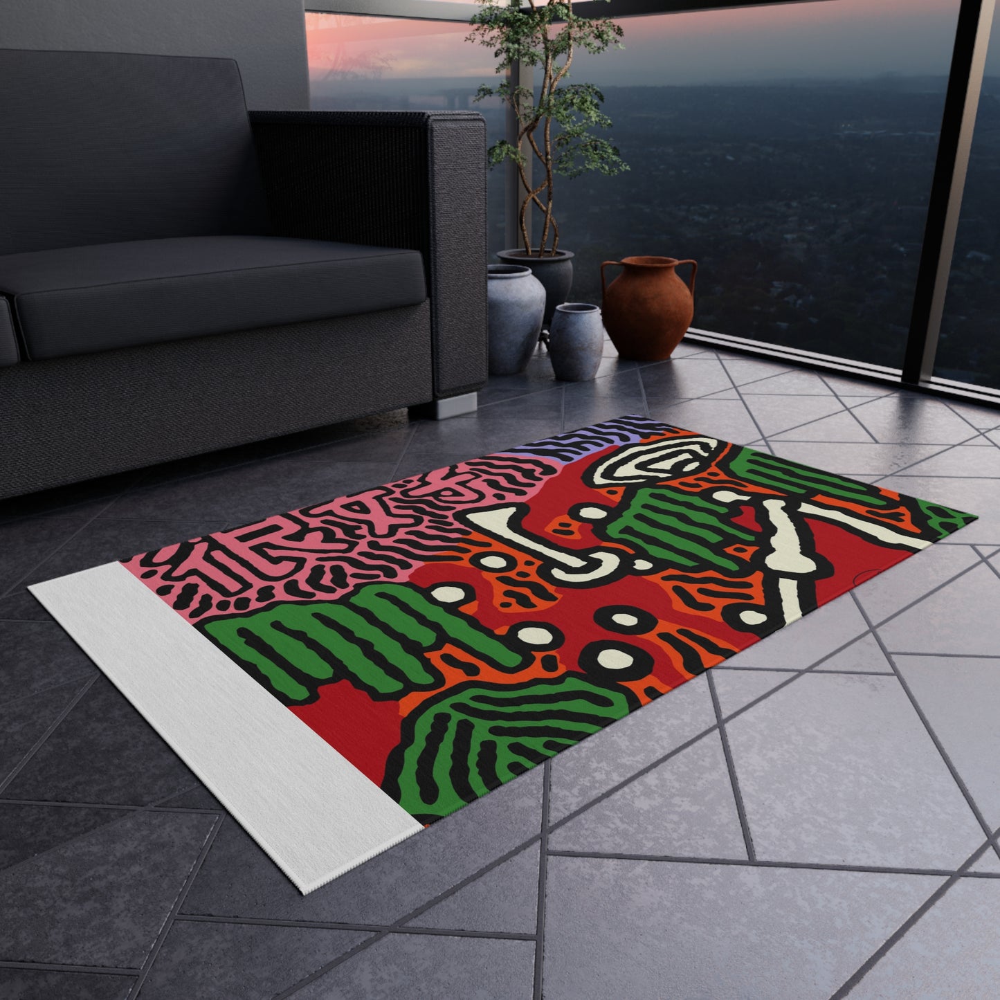 Hitting holes in one throughout life — Outdoor Rug