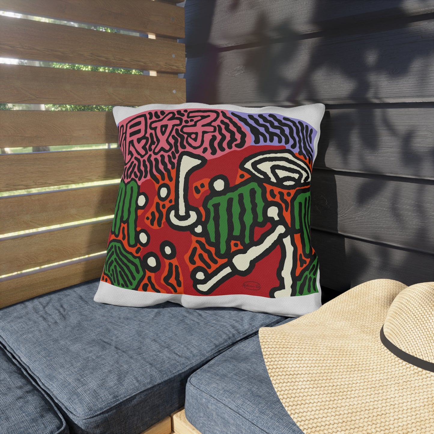 Hitting holes in one throughout life — Outdoor Pillow
