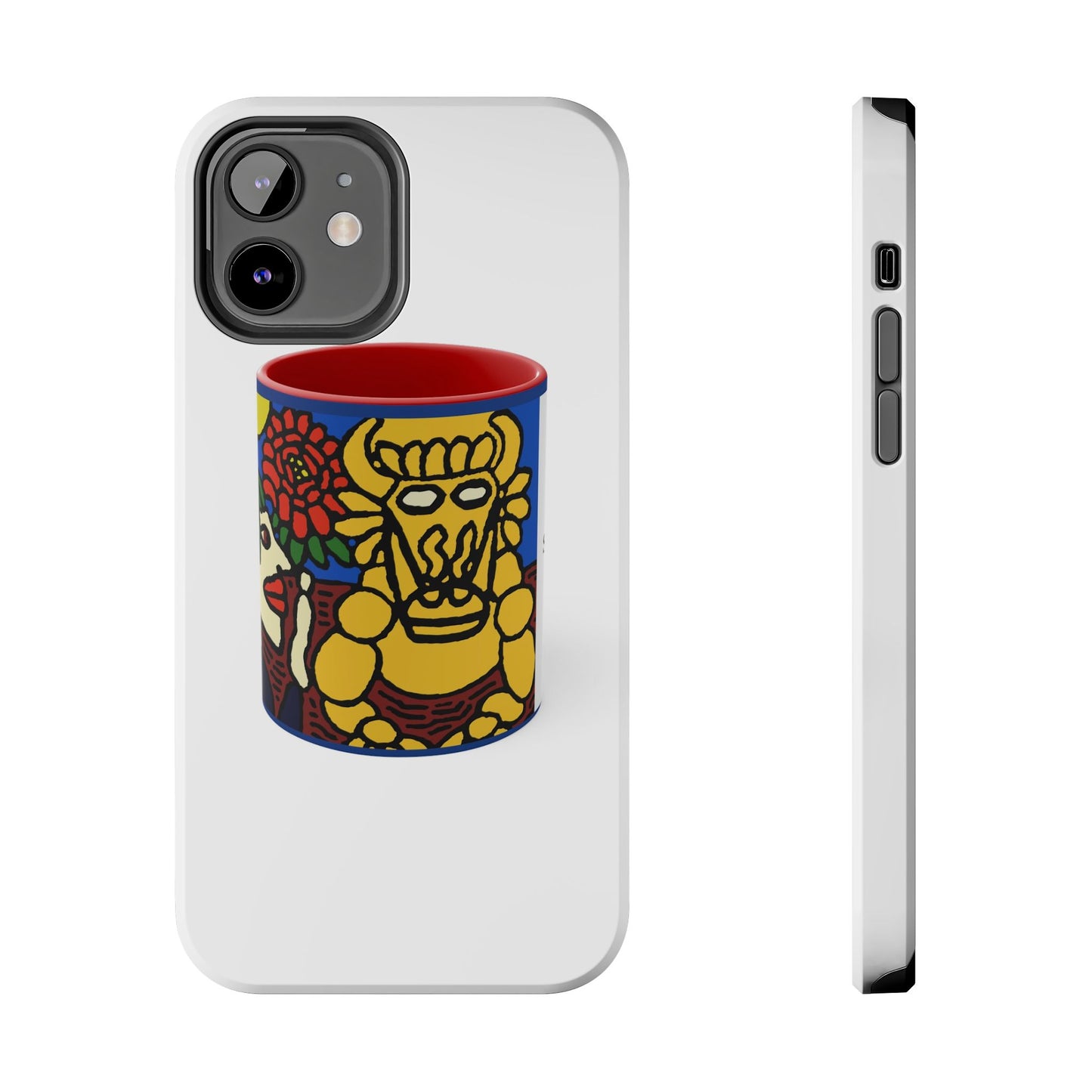The warrior hailing the mighty golden dragon Tough Phone Case