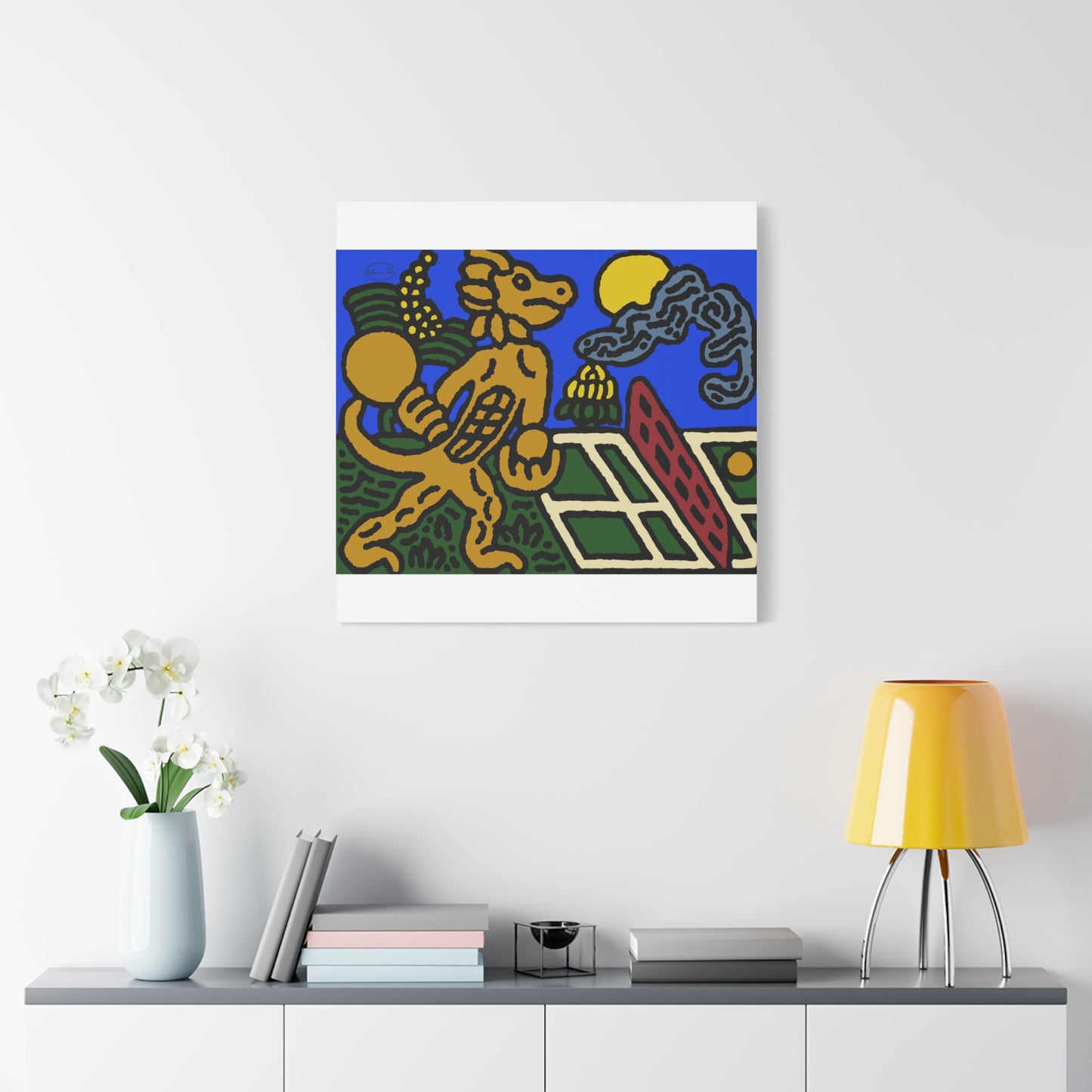 Ready for making big serves in life Canvas (Small)