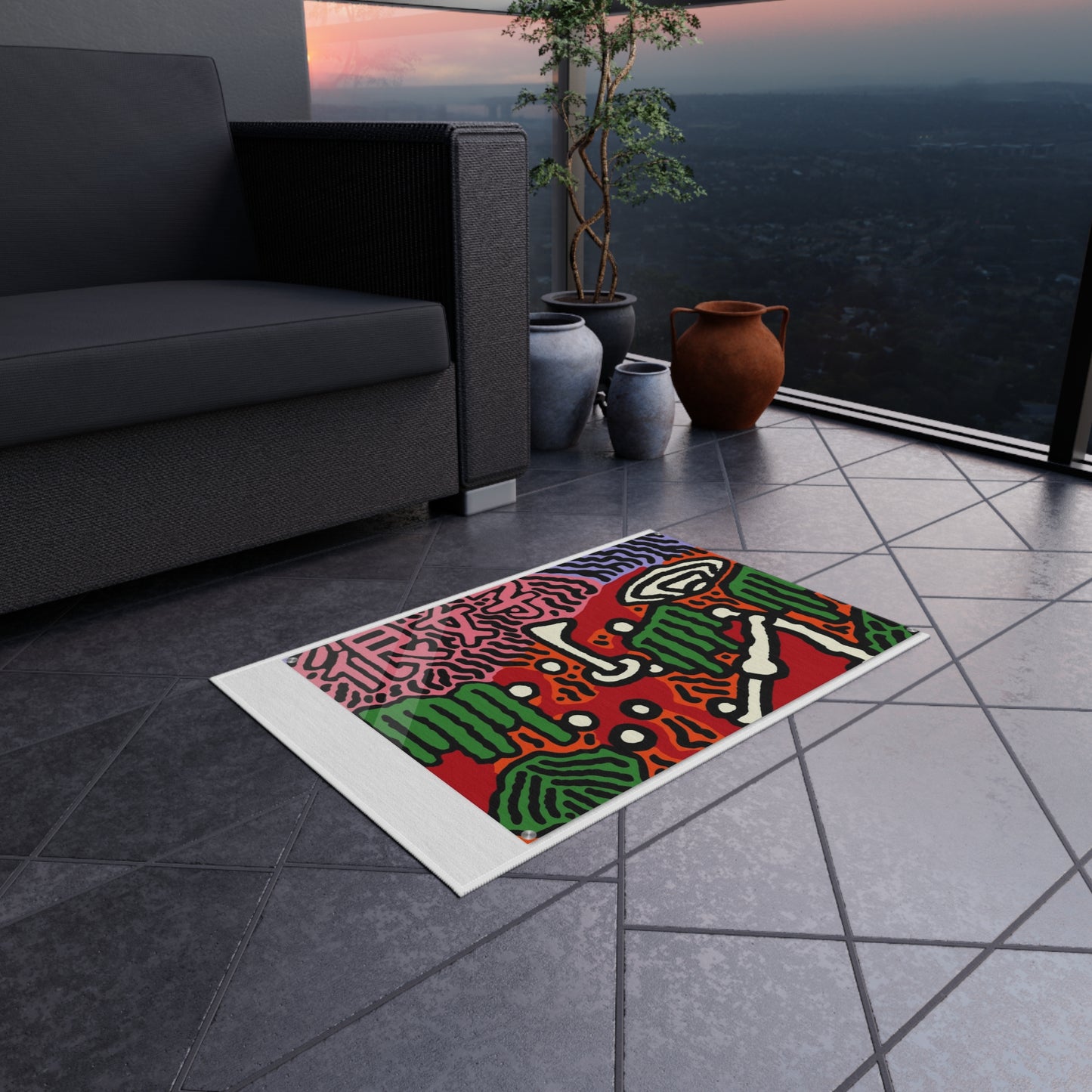 Scoring Goals Throughout Life — Outdoor Rug