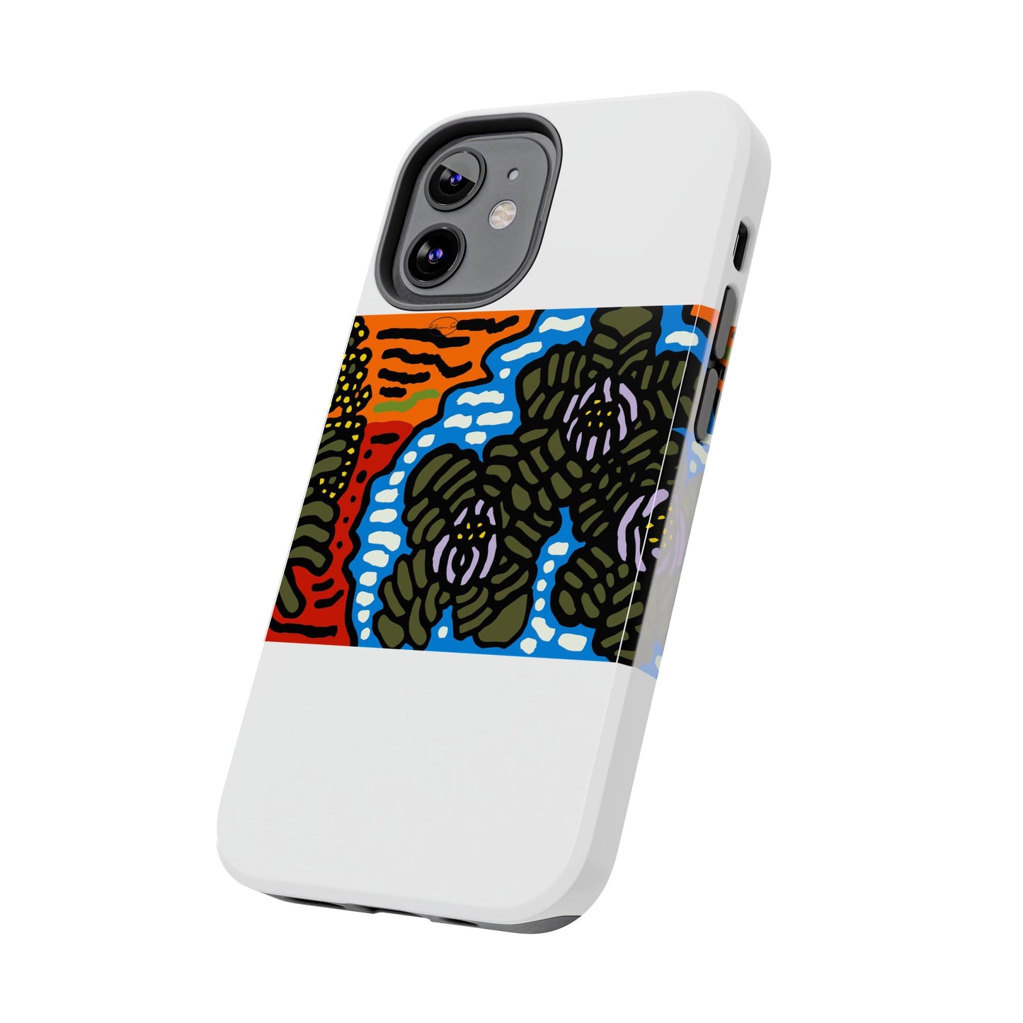 The Sri Lankan water lilies meets the Australian wattle Tough Phone Case