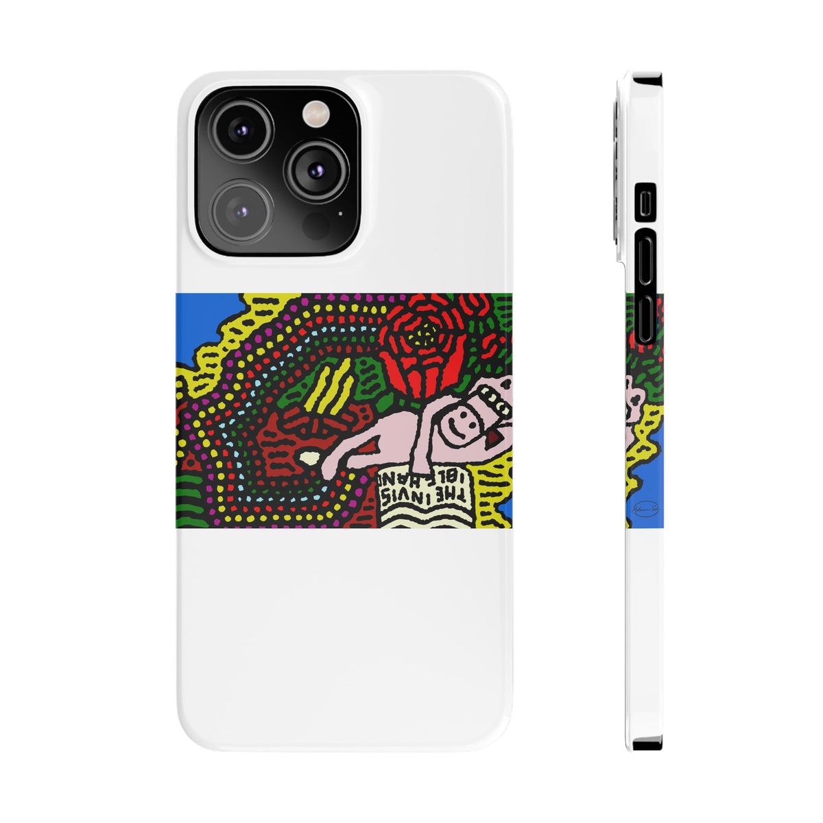Enjoying our companionship Slim Phone Case