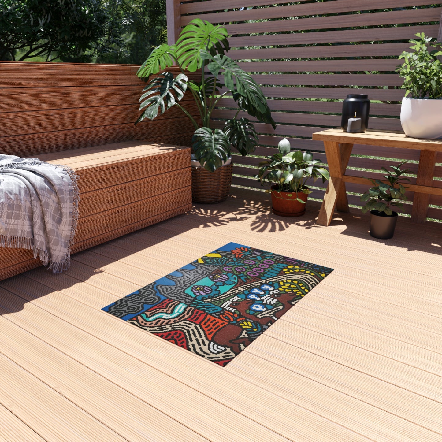 Going to the valley of hope and prosperity — Outdoor Rug
