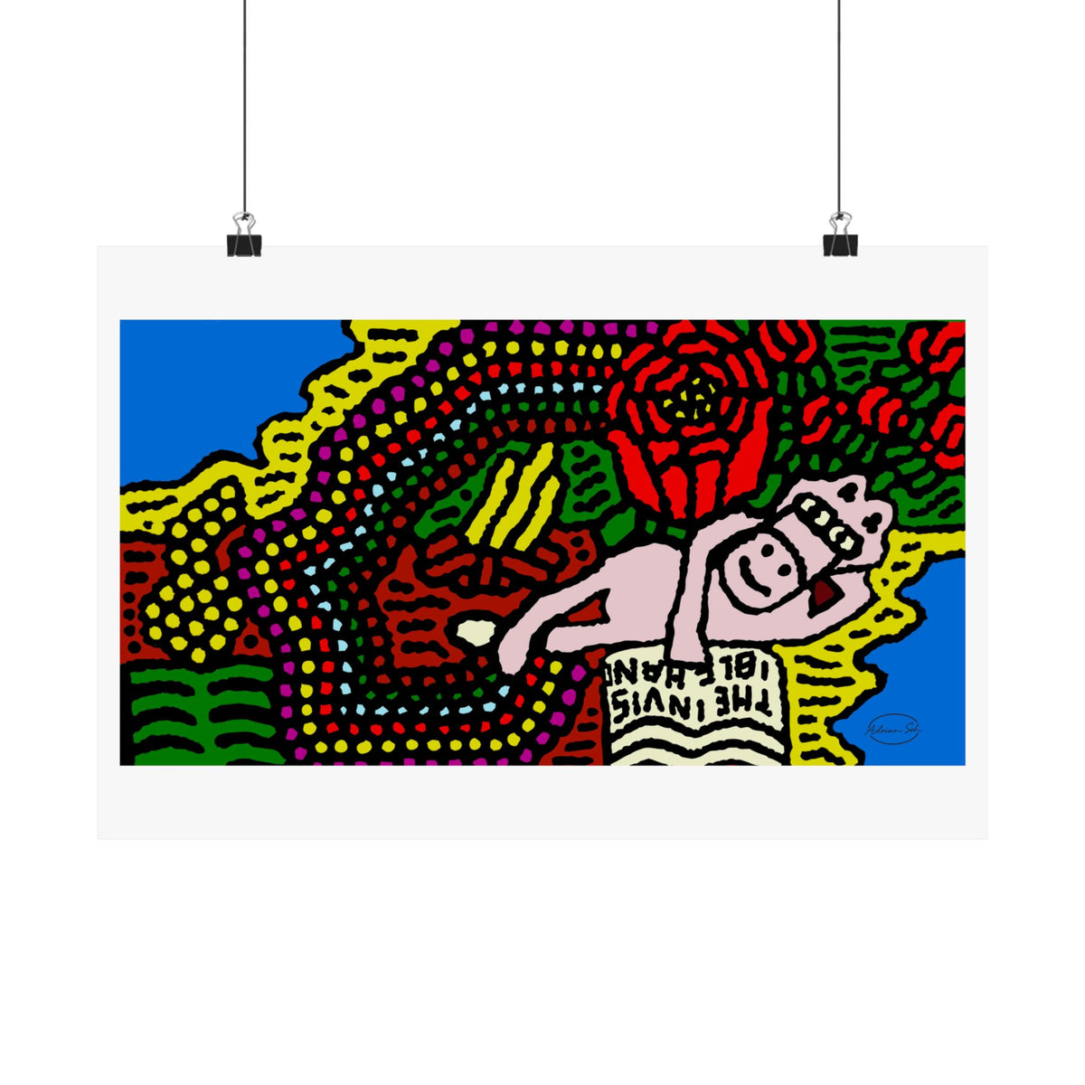 Enjoying our companionship Matte Poster Horizontal (Small)