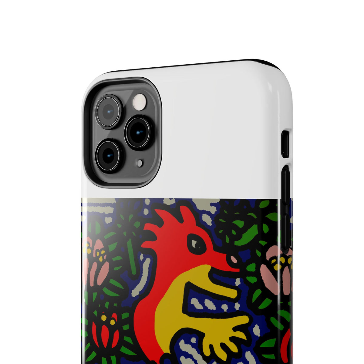 Breaking through the surface of a lotus pond Tough Phone Case