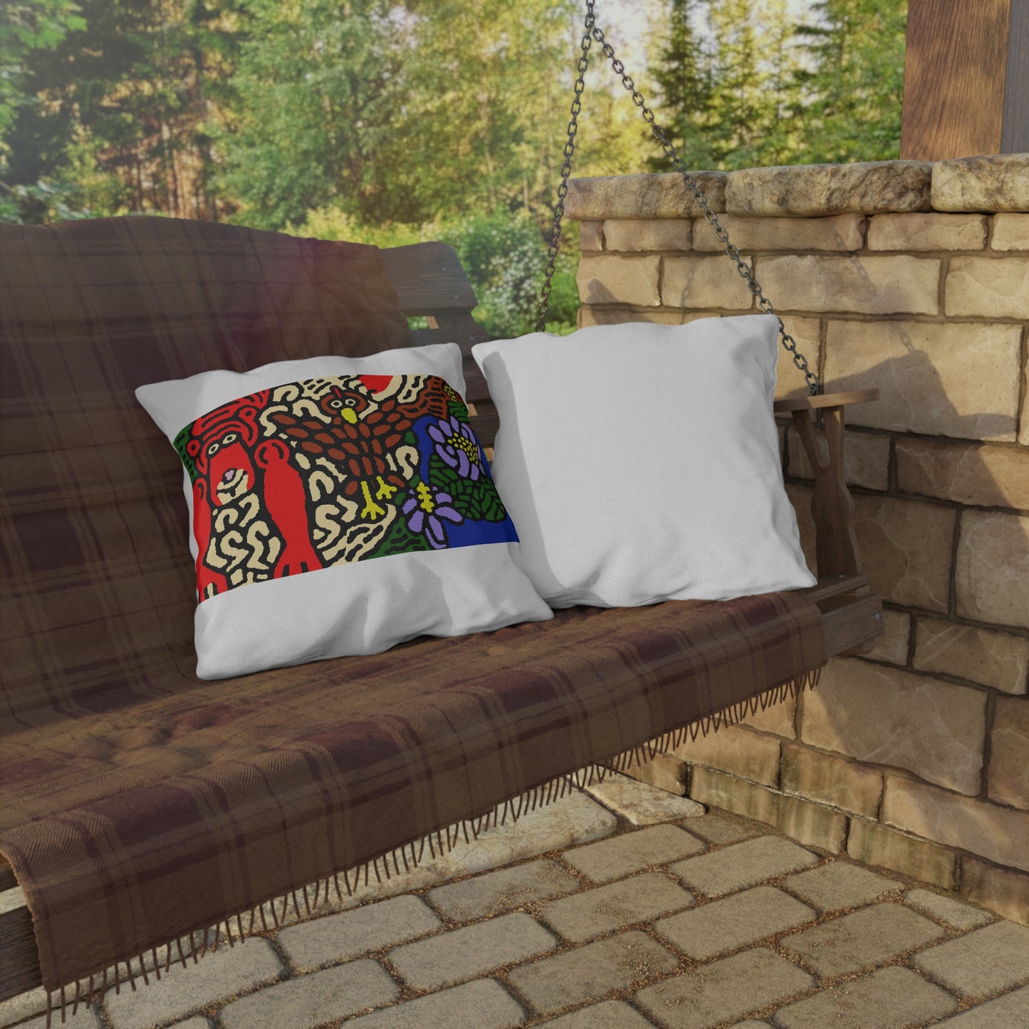 Friendly competition — Outdoor Pillow