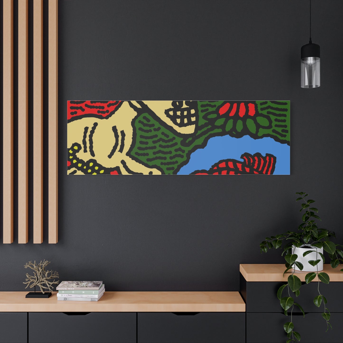 Galloping carefree through life Canvas (Small)