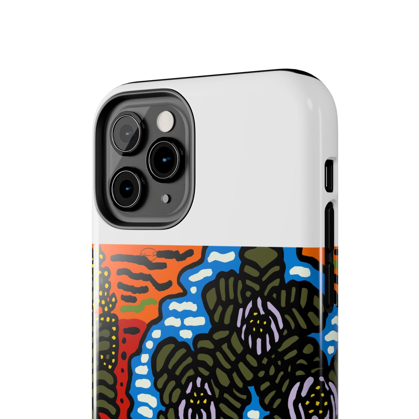 The Sri Lankan water lilies meets the Australian wattle Tough Phone Case