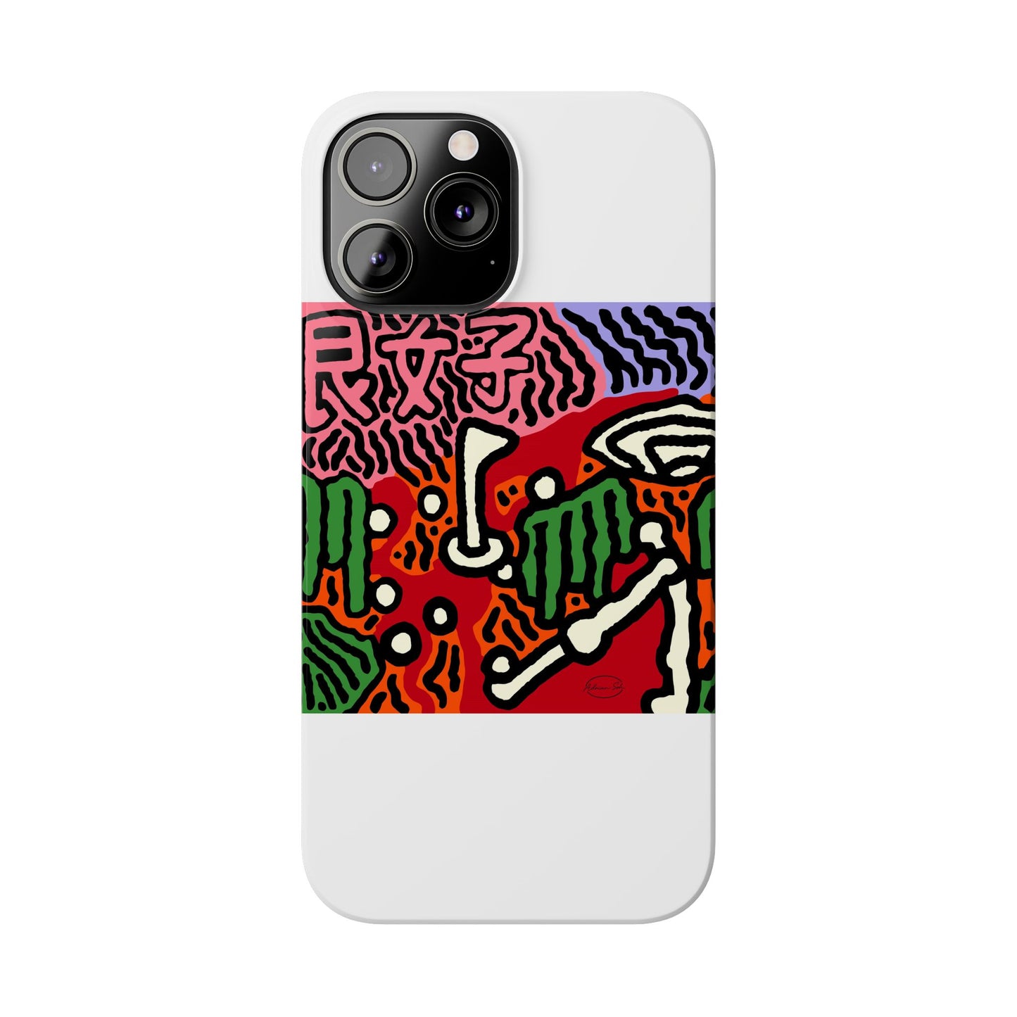Hitting holes in one throughout life Slim Phone Case