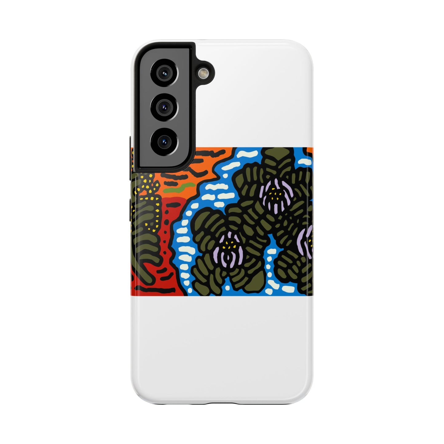 The Sri Lankan water lilies meets the Australian wattle Tough Phone Case