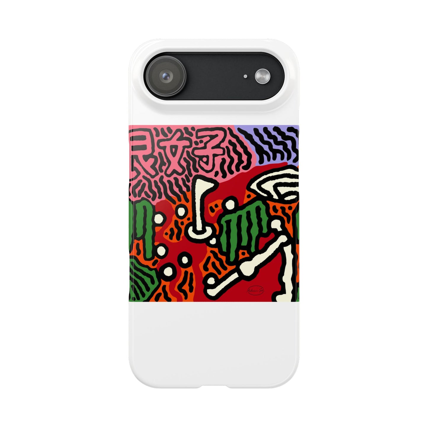 Hitting holes in one throughout life Slim Phone Case