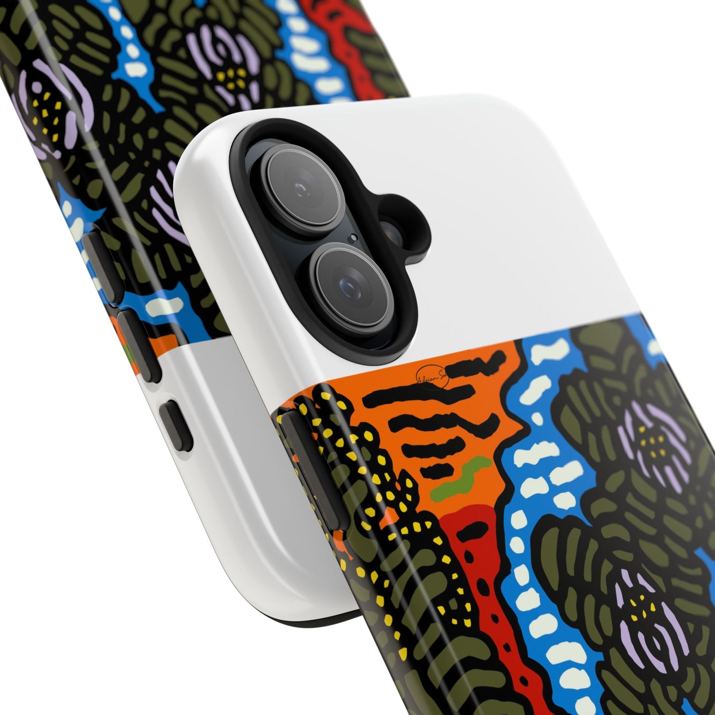 The Sri Lankan water lilies meets the Australian wattle Tough Phone Case