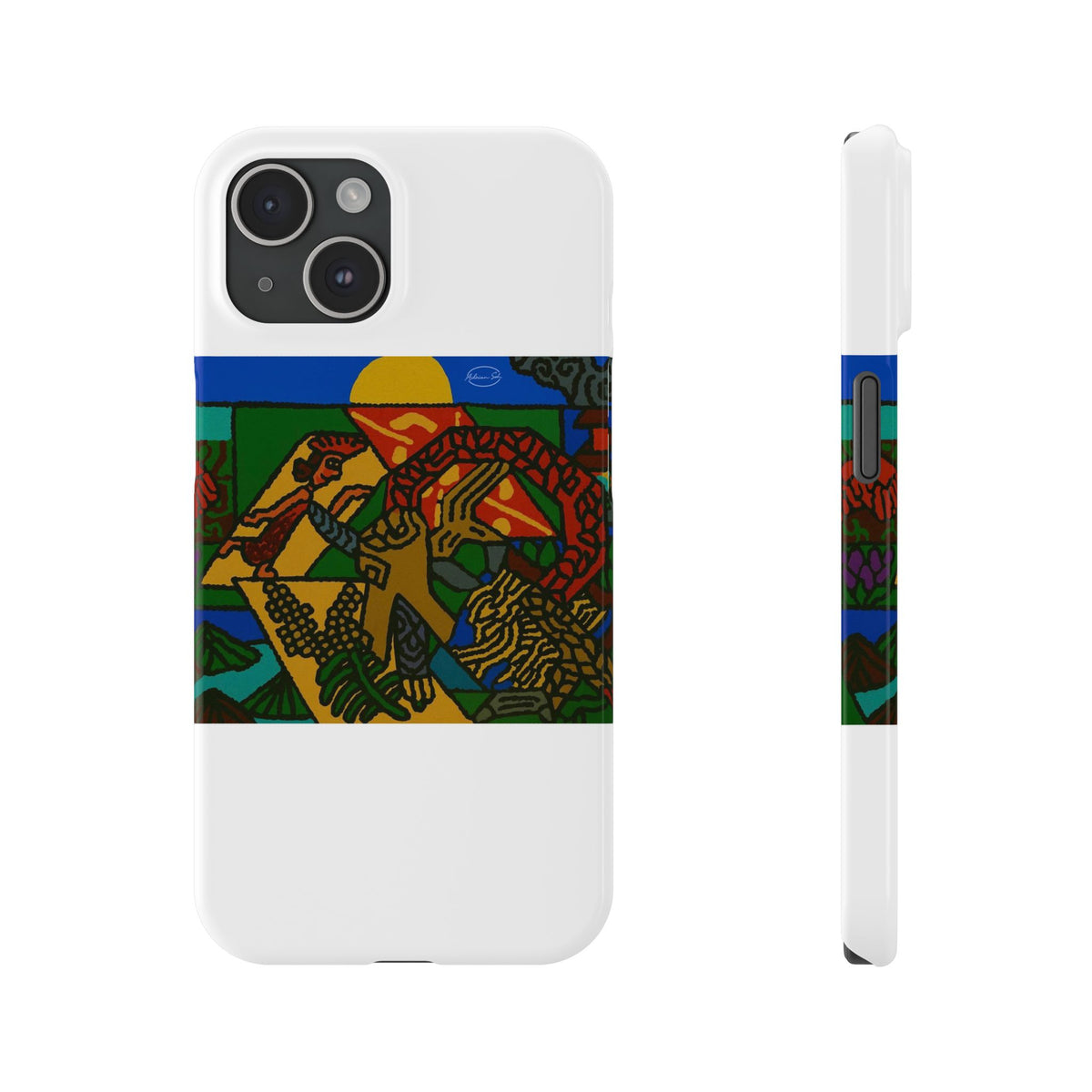Drawing your own destiny Slim Phone Case